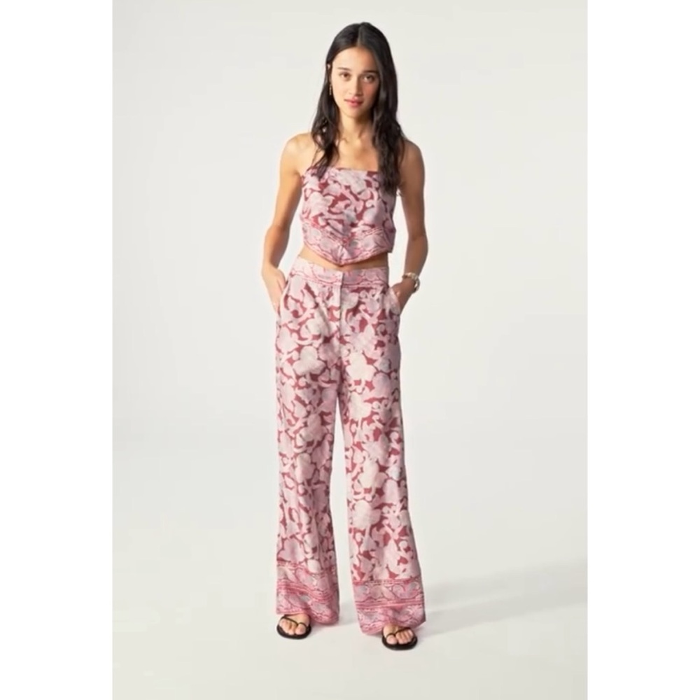 BA&SH Ibbi pants silk NWT size 2 - medium